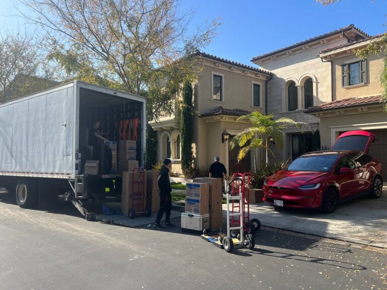 Costa Mesa moving company transporting furniture safely
