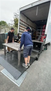Costa Mesa Movers from OC Movers crew with moving equipment and supplies