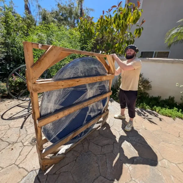 Huntington Beach movers loading boxes