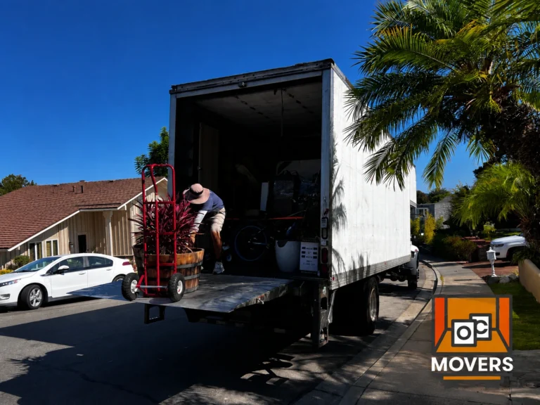 Safe moving company protecting furniture during an Orange County move